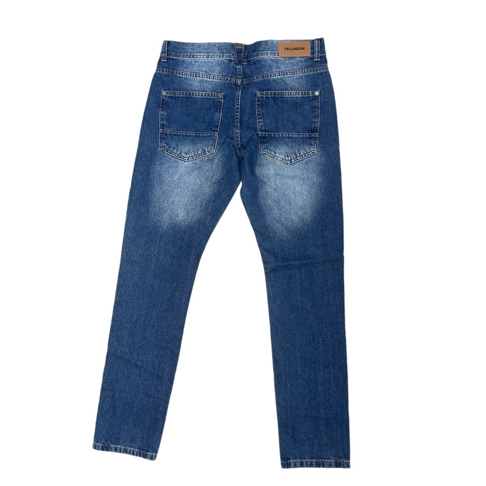 Tellason Jeans Size M 31 x 32 Mens Straight Leg Selvedge Denim Medium - Picture 2 of 5